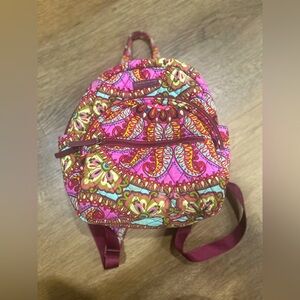 Vera Bradley Quilted Patterned Mini Backpack